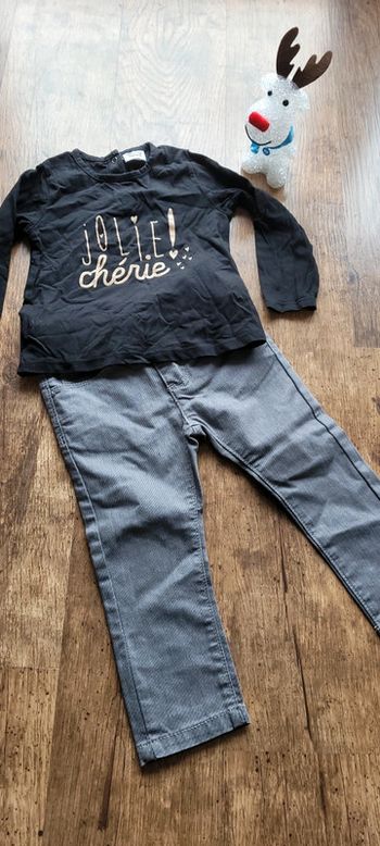 Lot tee shirt et jeans