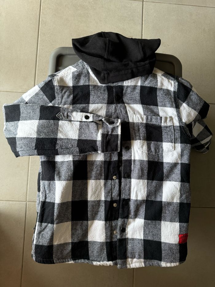 Veste à carreaux 12 ans