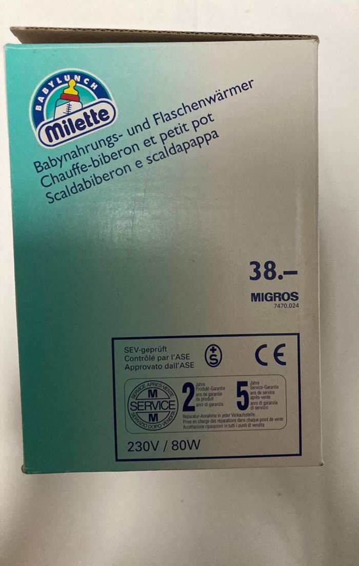 Chauffe-biberon Milette – Prise suisse - photo numéro 2