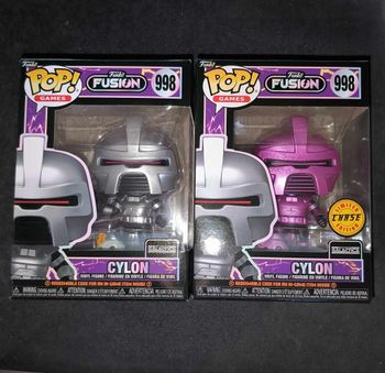 Lot 2 Figurines Funko Pop / Cylon N°998 / Battlestar Galactica / Fusion ( 1 Chase + 1 Normal )