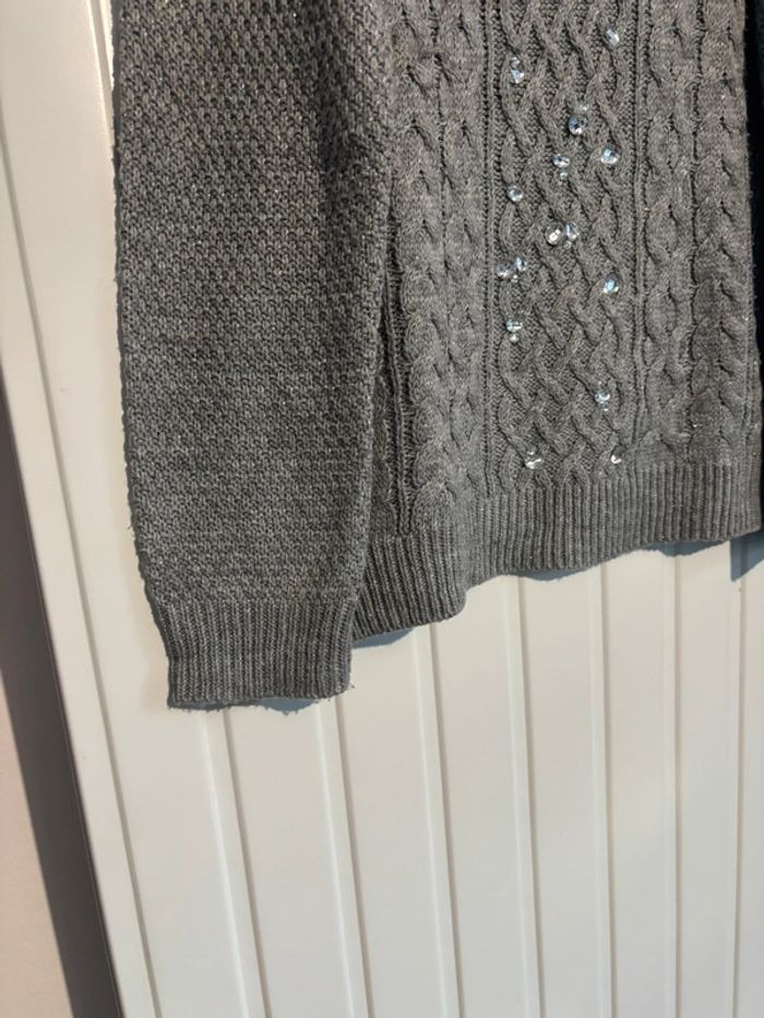 Pull Gris Sequins 16 ans - photo numéro 2