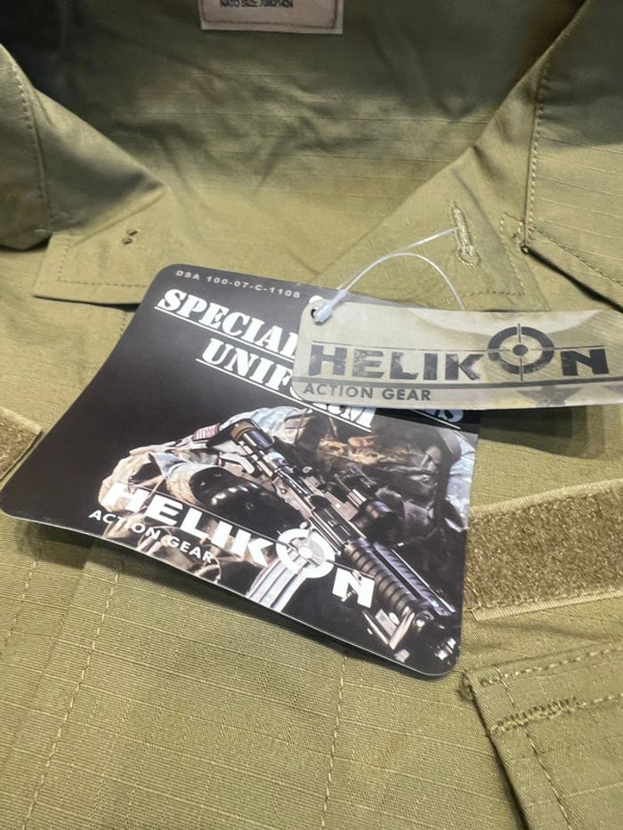 Helikon veste sfu ripstop combat taille xl coyotte nef - photo numéro 2