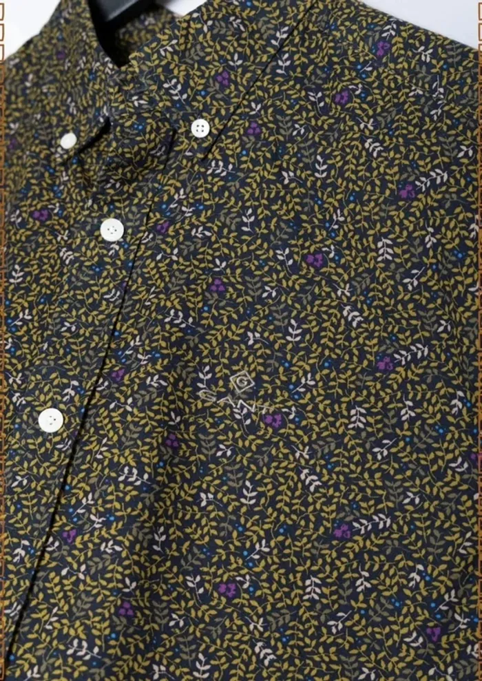 Chemise GANT à motifs floraux – Taille S (coupe regular) - photo numéro 4