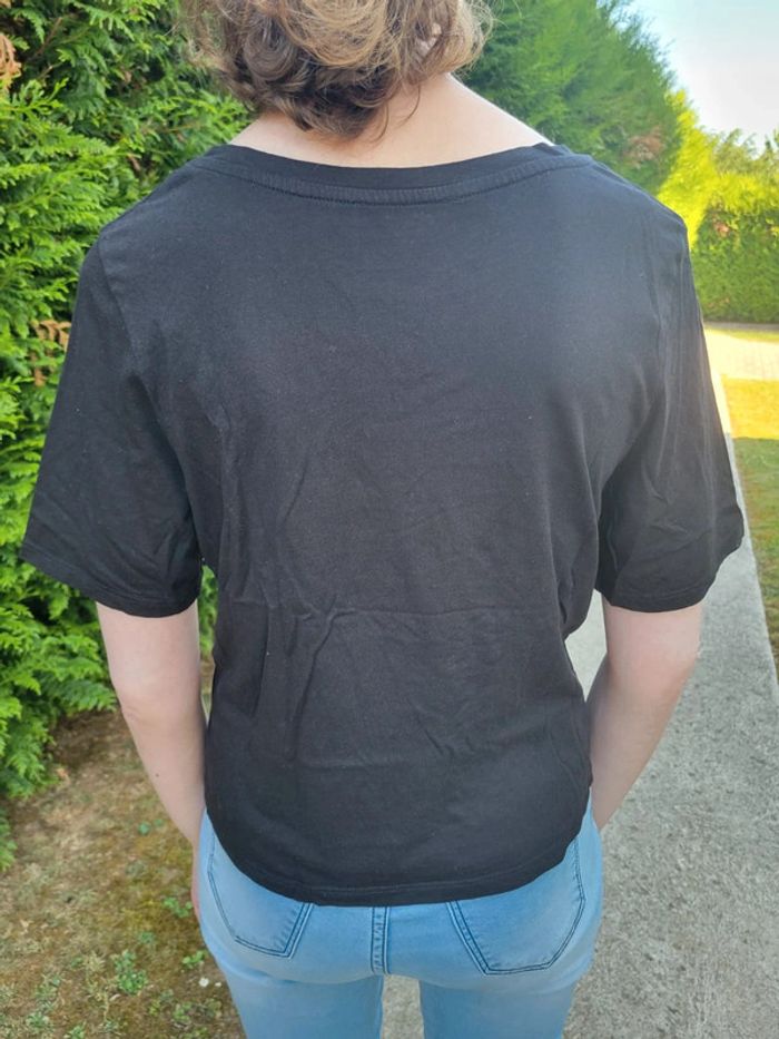 Tee-shirt noir femme taille M - photo numéro 2