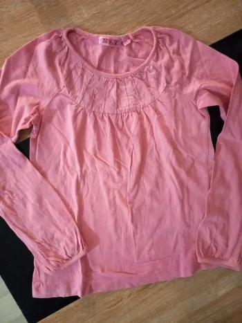 Haut rose fille 10 ans