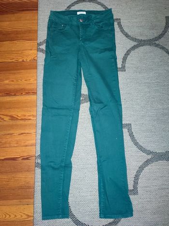 Jean vert canard taille 38 / M Cache cache