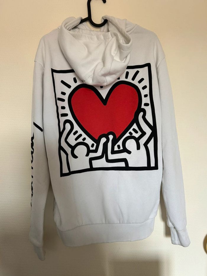 Pull blanc à motif - photo numéro 2