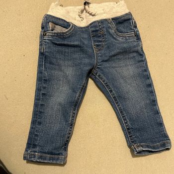 Jean ceinture bord cote