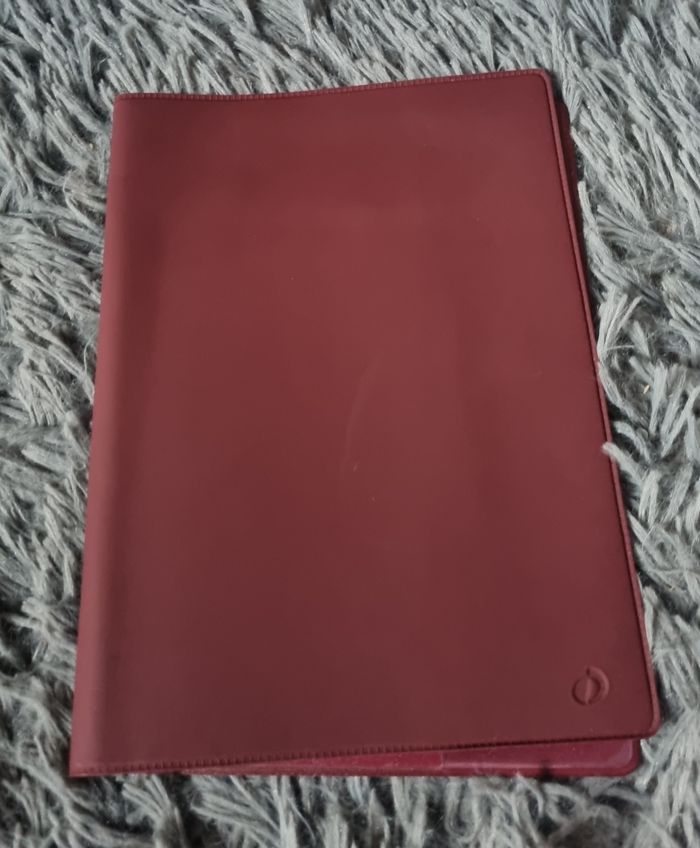 Protège cahier ou carnet de santé couleur Prune