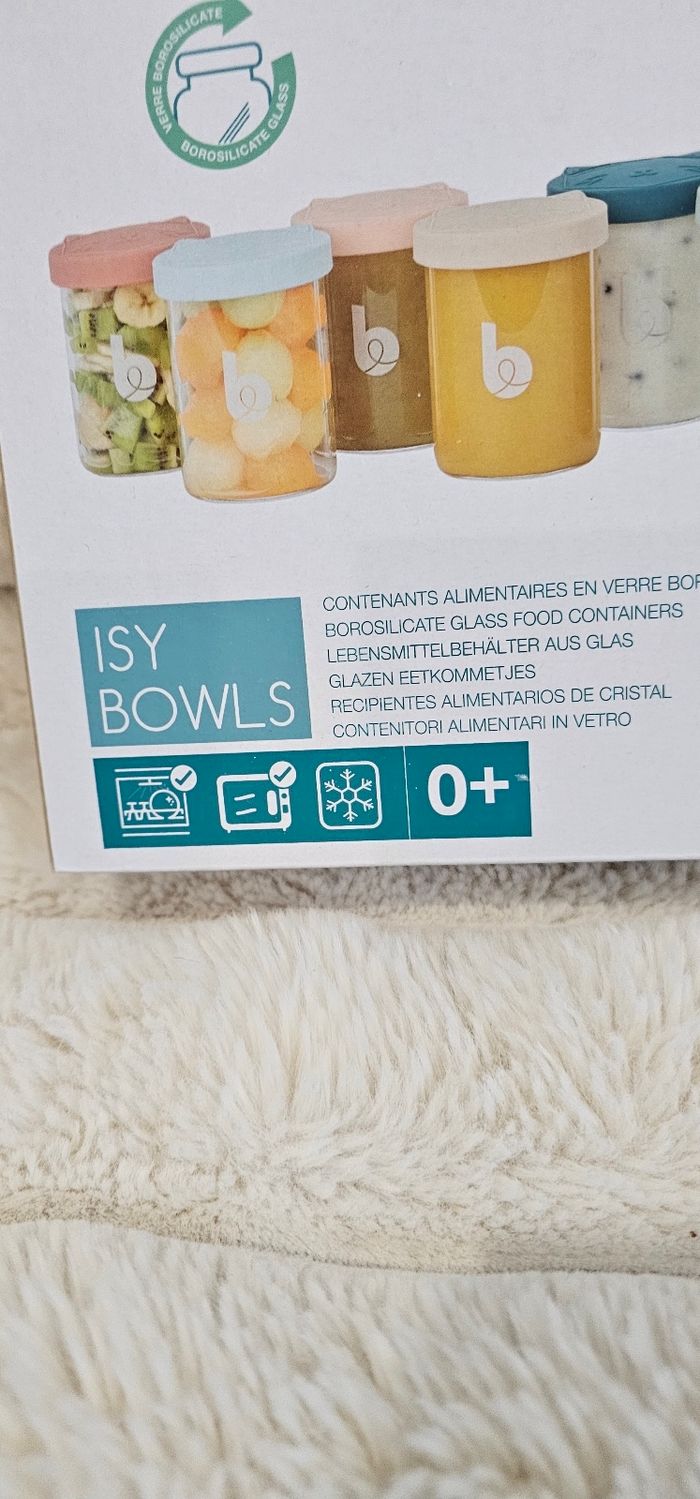 Lot de 6 pot en verre Isybowl Babymoov Neufs - photo numéro 4