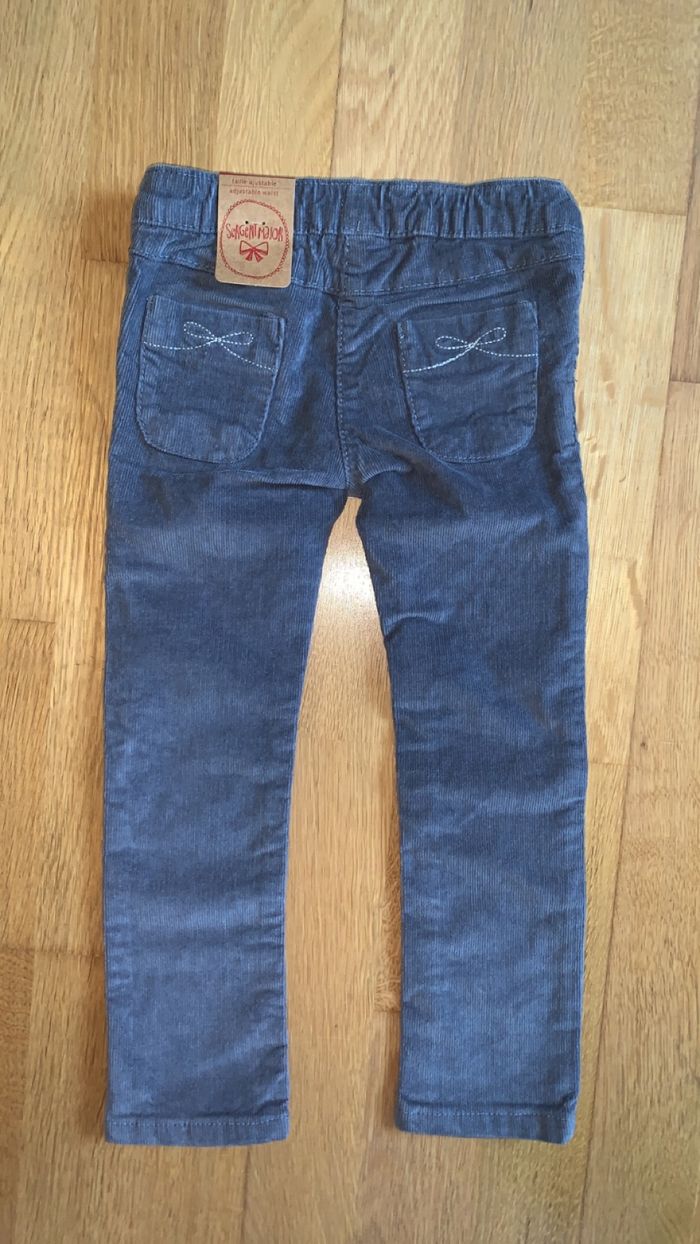 Jeans Velours Sergent Major Taille 2 Ans - photo numéro 2