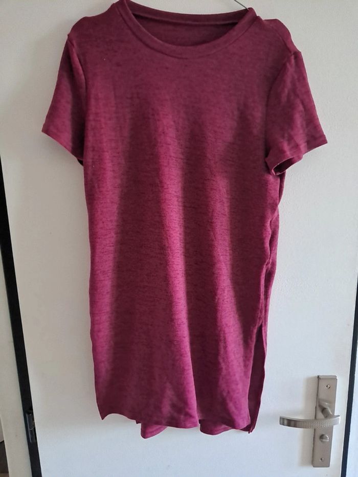 Robe pull violet