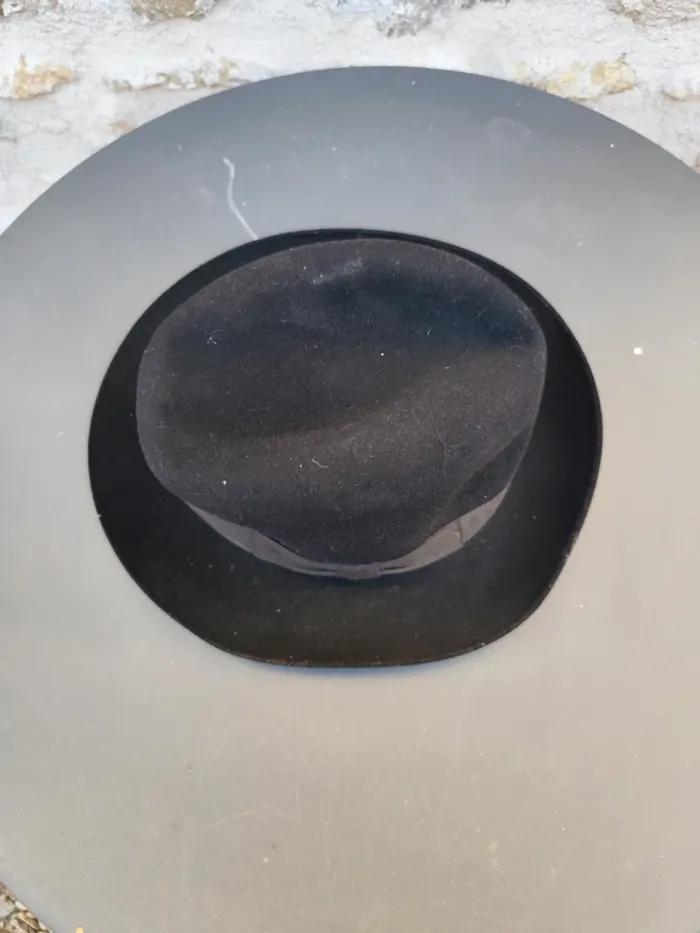Chapeau ancien en feutre maison Giboin style fedora - photo numéro 3