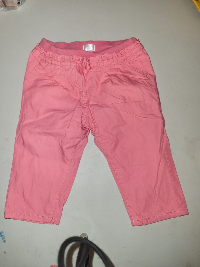 Pantalon rose brioche 9 mois - photo numéro 2
