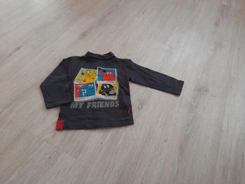 Tee shirt manches longues barbapapa 12 mois