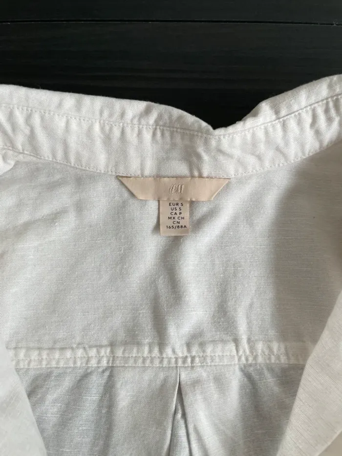 Chemise oversize en coton/lin - photo numéro 3