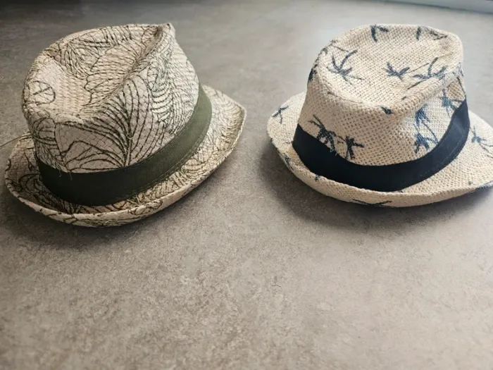 Lot de 2 jolis chapeaux - photo numéro 2