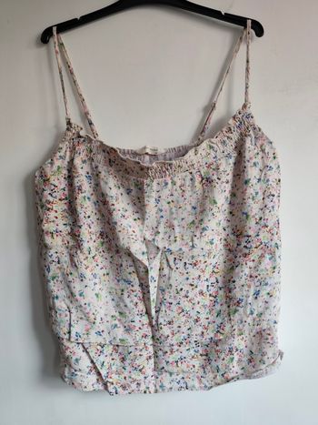 Débardeur à bretelles fines Naf Naf taille 34 – imprimé fleuri multicolore