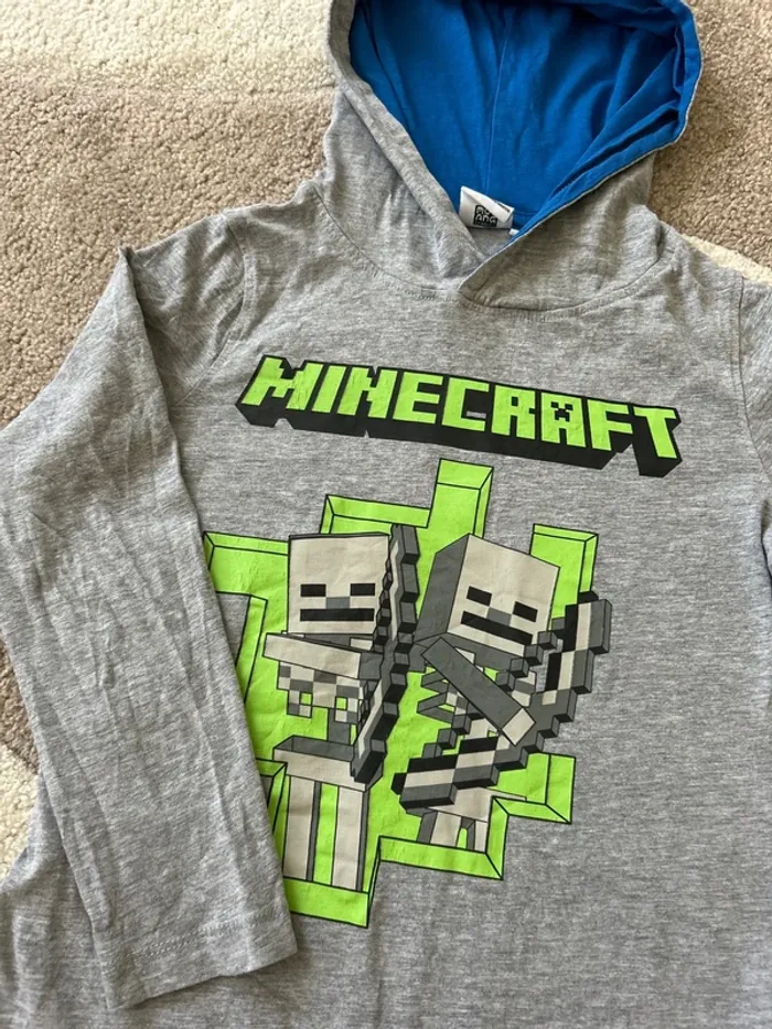 Teeshirt ML minecraft - photo numéro 2