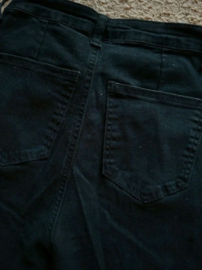 Jean slim noir taille haute XXS 32 - photo numéro 9