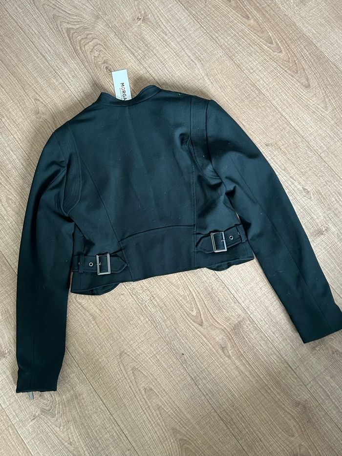 Veste courte verte foncée neuve Morgan taille 40 (valeur 80€) - photo numéro 8