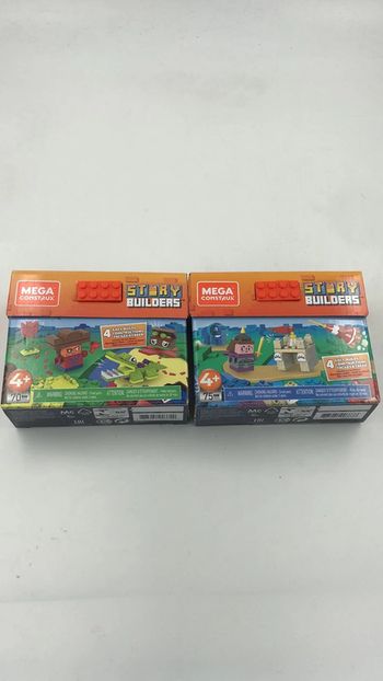 2 boîtes Mega Construx Story Builders Mattel neuf