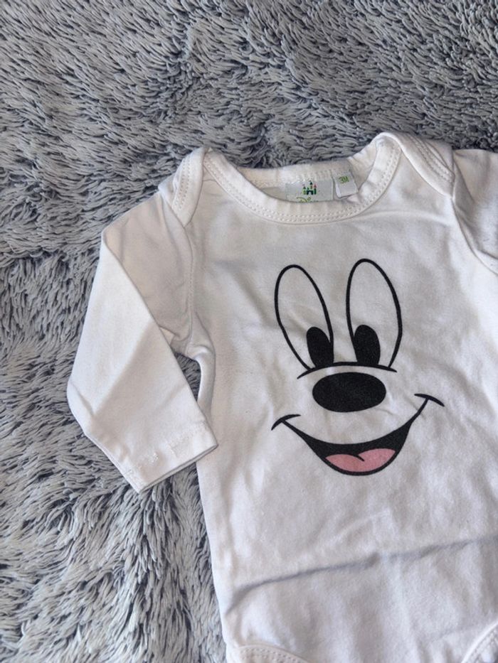 Bodie manches longues Smiley Mickey bébé - photo numéro 2