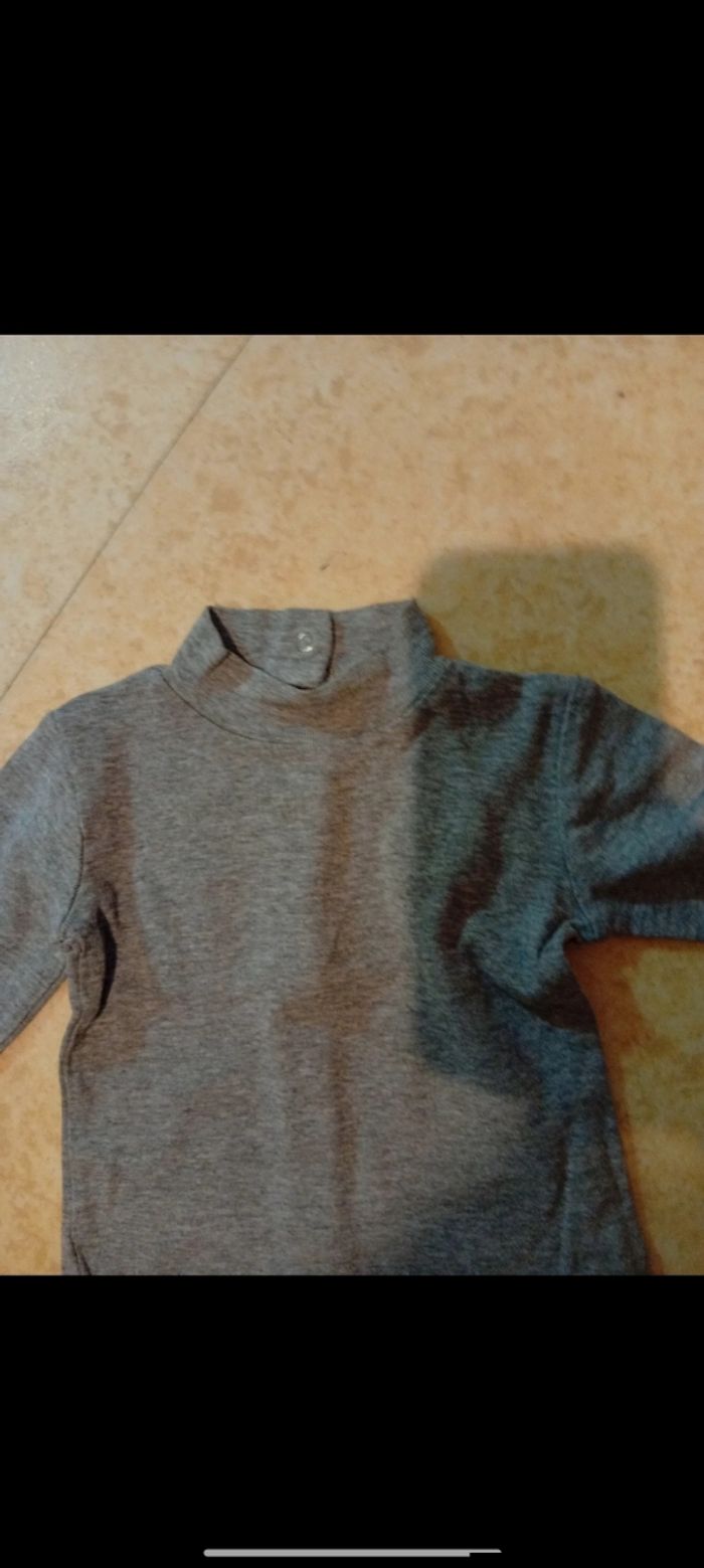 Lot 3 hauche manche longue taille 6 mois - photo numéro 8