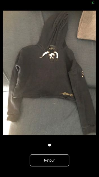sweat à capuche fille
