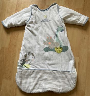 Gigoteuse chaude avec manches imprimé animaux 6-24 mois