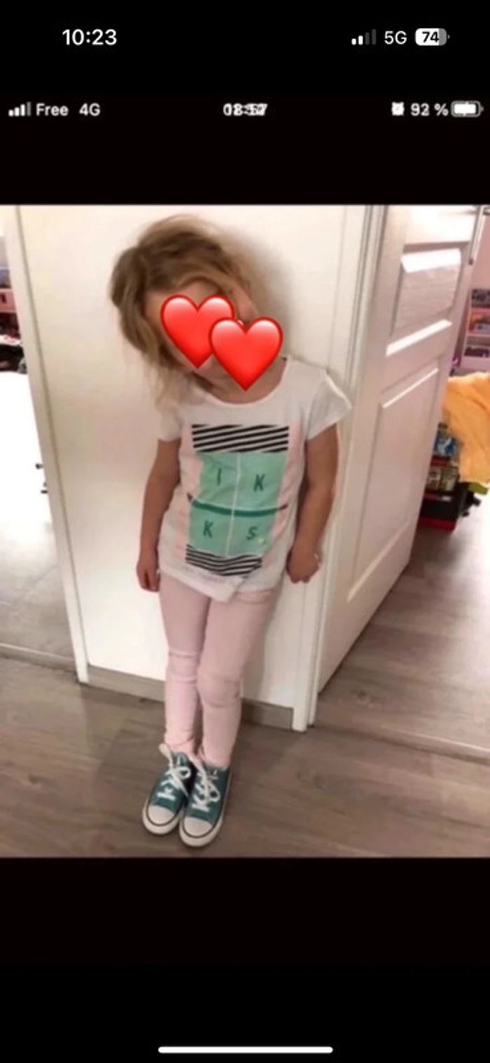 Ensemble fille ikks taille 6 ans - photo numéro 4