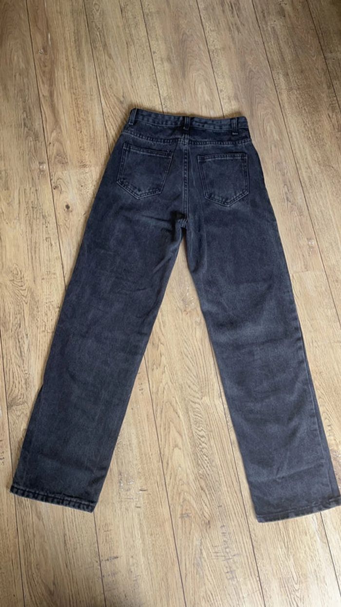 Jean large mom noir femme ado S état neuf - photo numéro 6