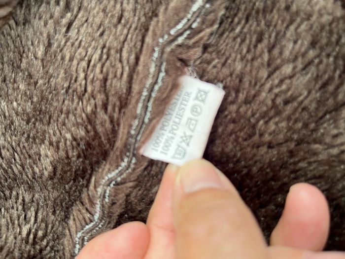 Veste imitation peau lainée marron – Marque Mim – Taille T3 - photo numéro 14