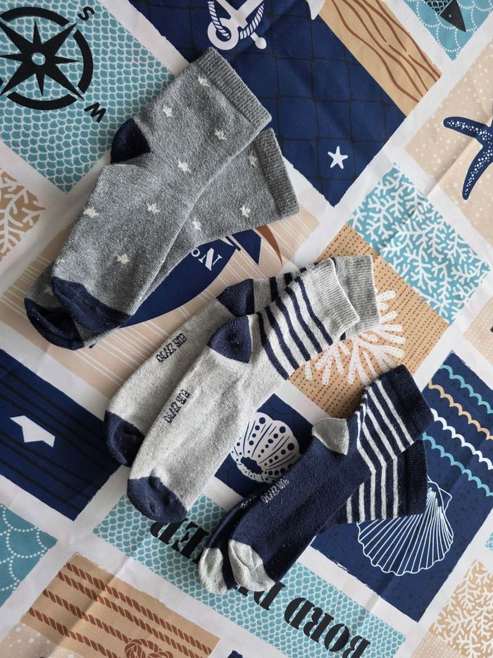 LOTS DE 3 PAIRES DE CHAUSSETTES GARÇON 👦 TAILLE 27/30 - photo numéro 3