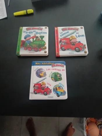 Lot de 3 livre petit garcon