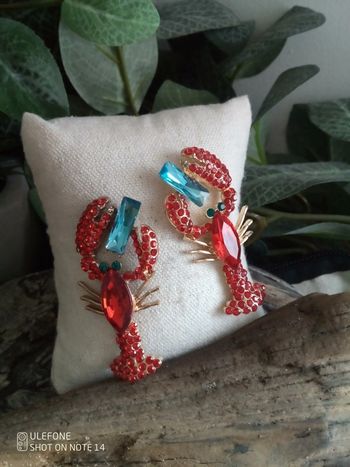 Boucles d'oreilles homards