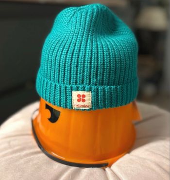 Bonnet en maille Catimini - Vert Cèdre - 6-12 mois - Neuf avec étiquette