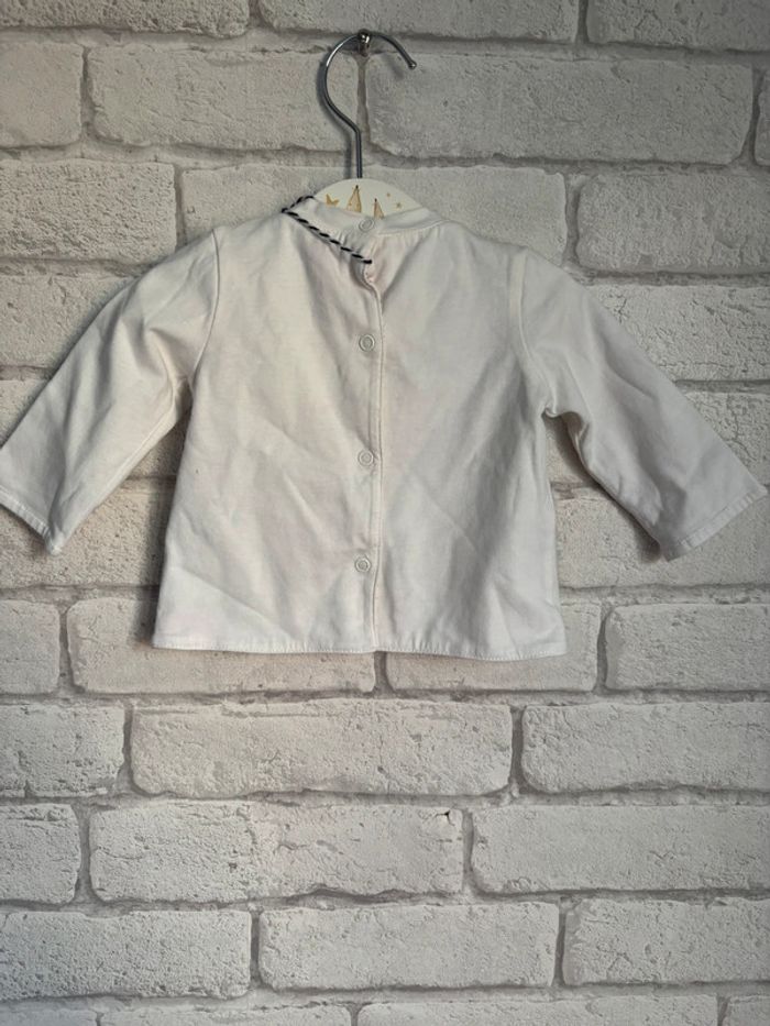 Haut 3 Pommes taille 1 mois neuf - photo numéro 3