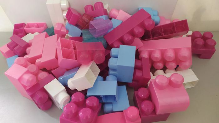 sac rose mega blocks - photo numéro 2