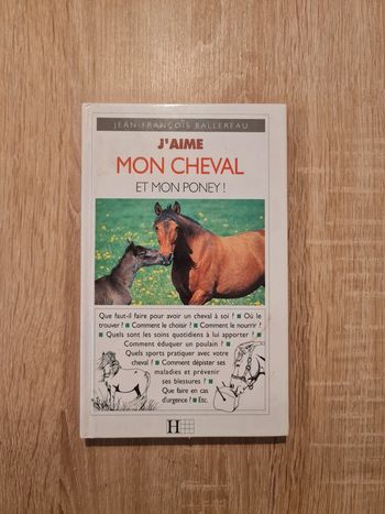 J'aime mon cheval et mon poney!
