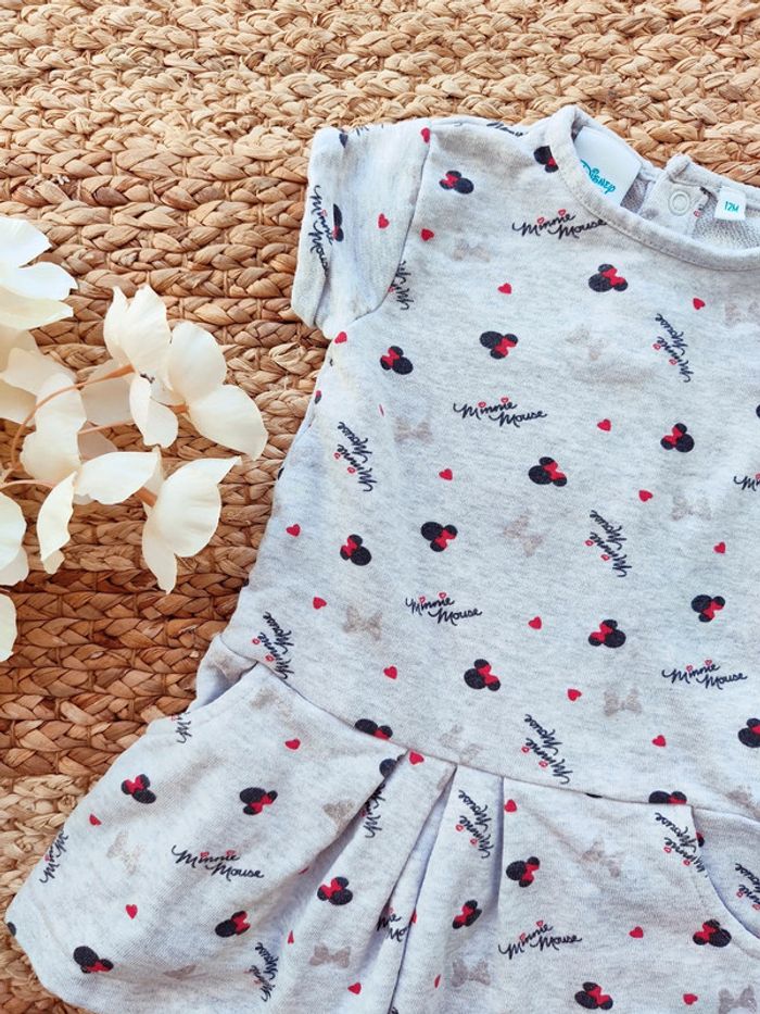 Robe manches courtes Disney Minnie 12 mois - photo numéro 3