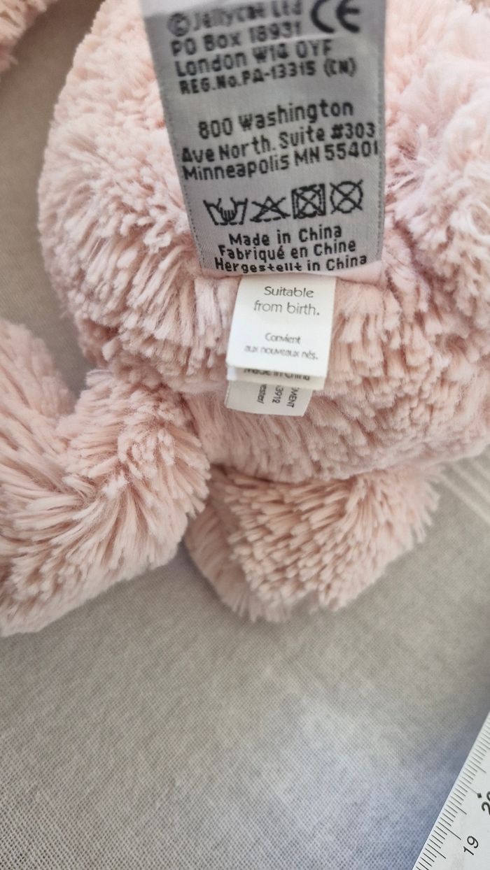 Lapin rose jellycat - photo numéro 7