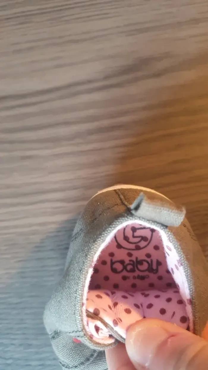 Chaussure souple 6-18 mois fille neuve gemo - photo numéro 4