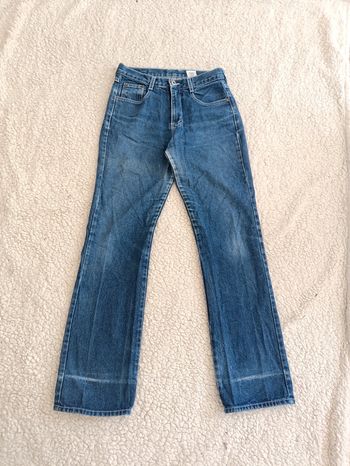 Jean brut taille haute Eunina Usa vintage années 90 coupe droite