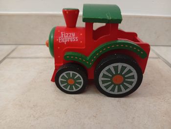 Train de Noël en bois