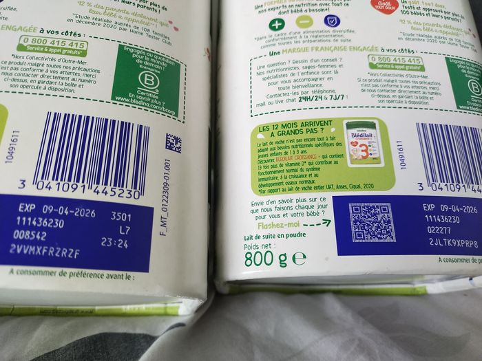 Lait en poudre blédilait/blédina - photo numéro 6