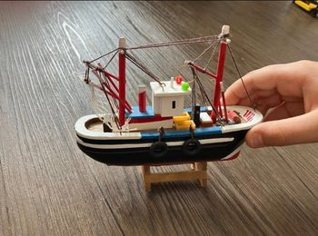 Maquette bateau de pêche 
