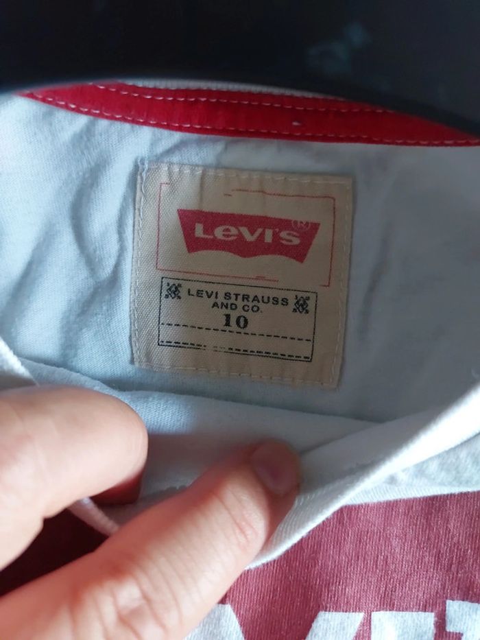 Tee-shirt levis mixte 10 ans - photo numéro 4