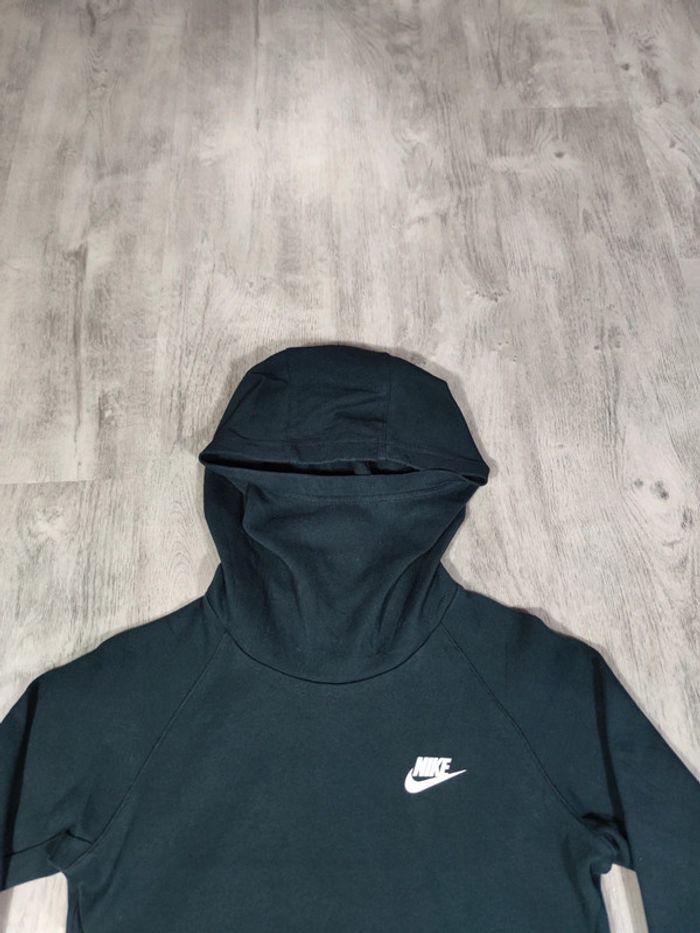 Sweat à Capuche Cagoule Nike Noir Taille L Enfant - photo numéro 2