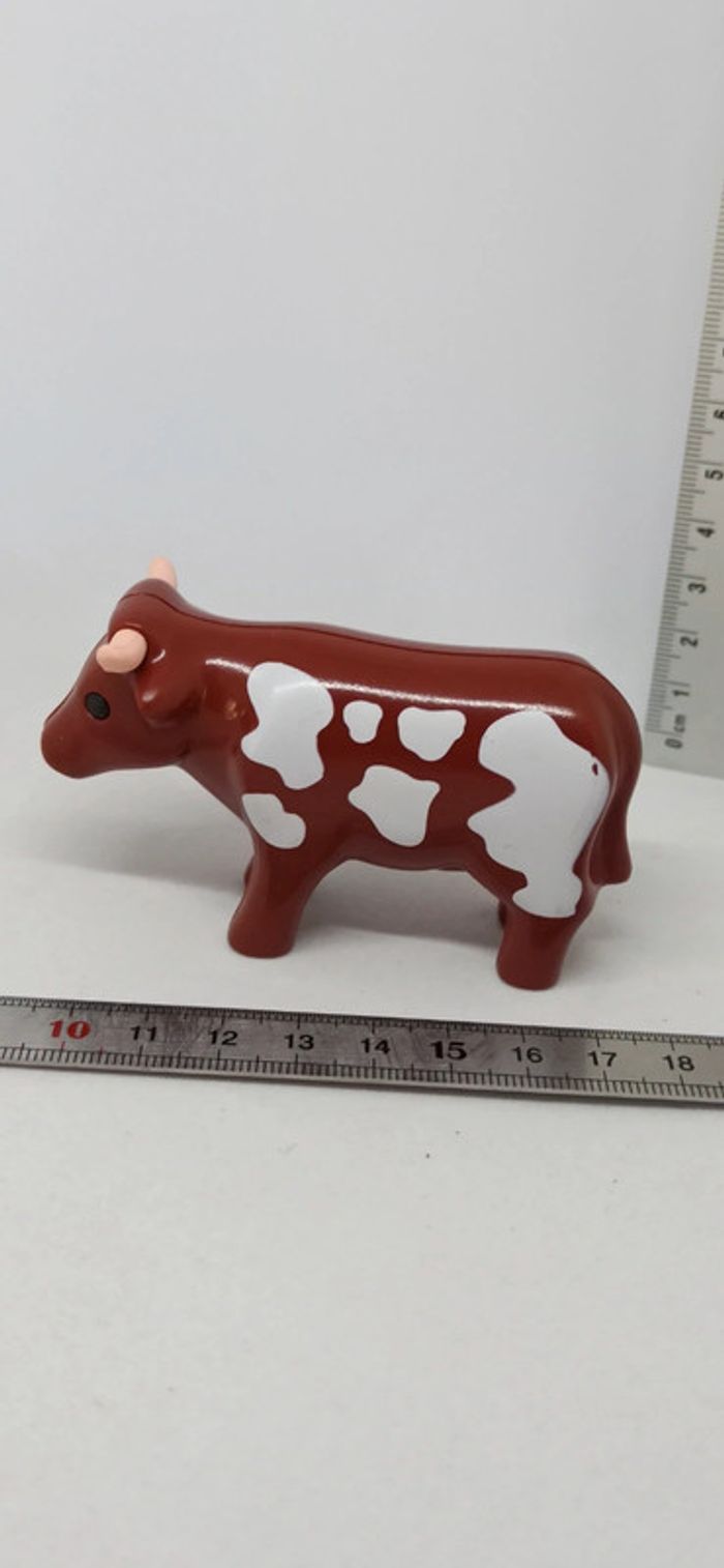 Vache marron playmobil 123 - photo numéro 5